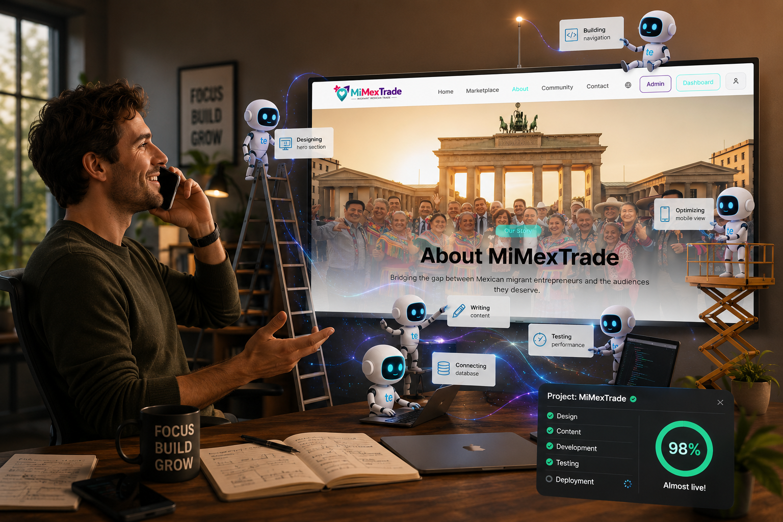 MiMexTrade-Plattform, gebaut von Tedi